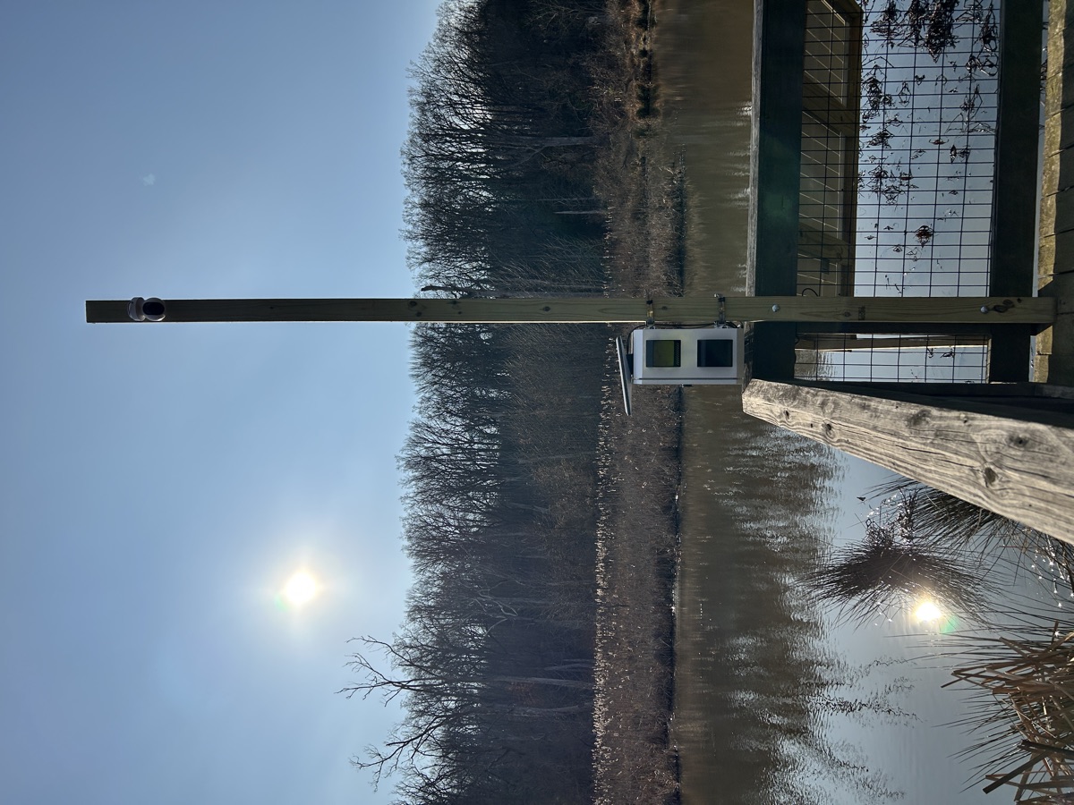 Sentinel system full deployment with camera arm and enclosure